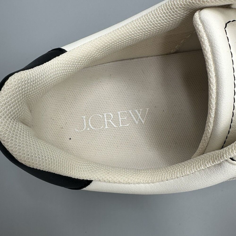 J.Crew Womens Field Sneakers White Beige US Size 9.5 9H Casual Sneakers - Picture 8 of 8